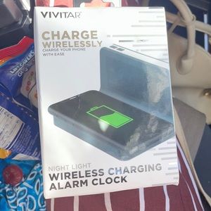 wireless charging alarm clock